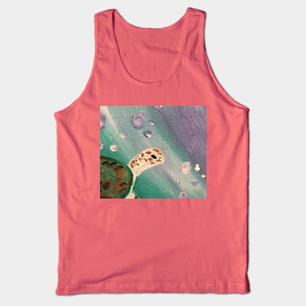 Bubbles the Turtle Tank Top by PixieGraphics